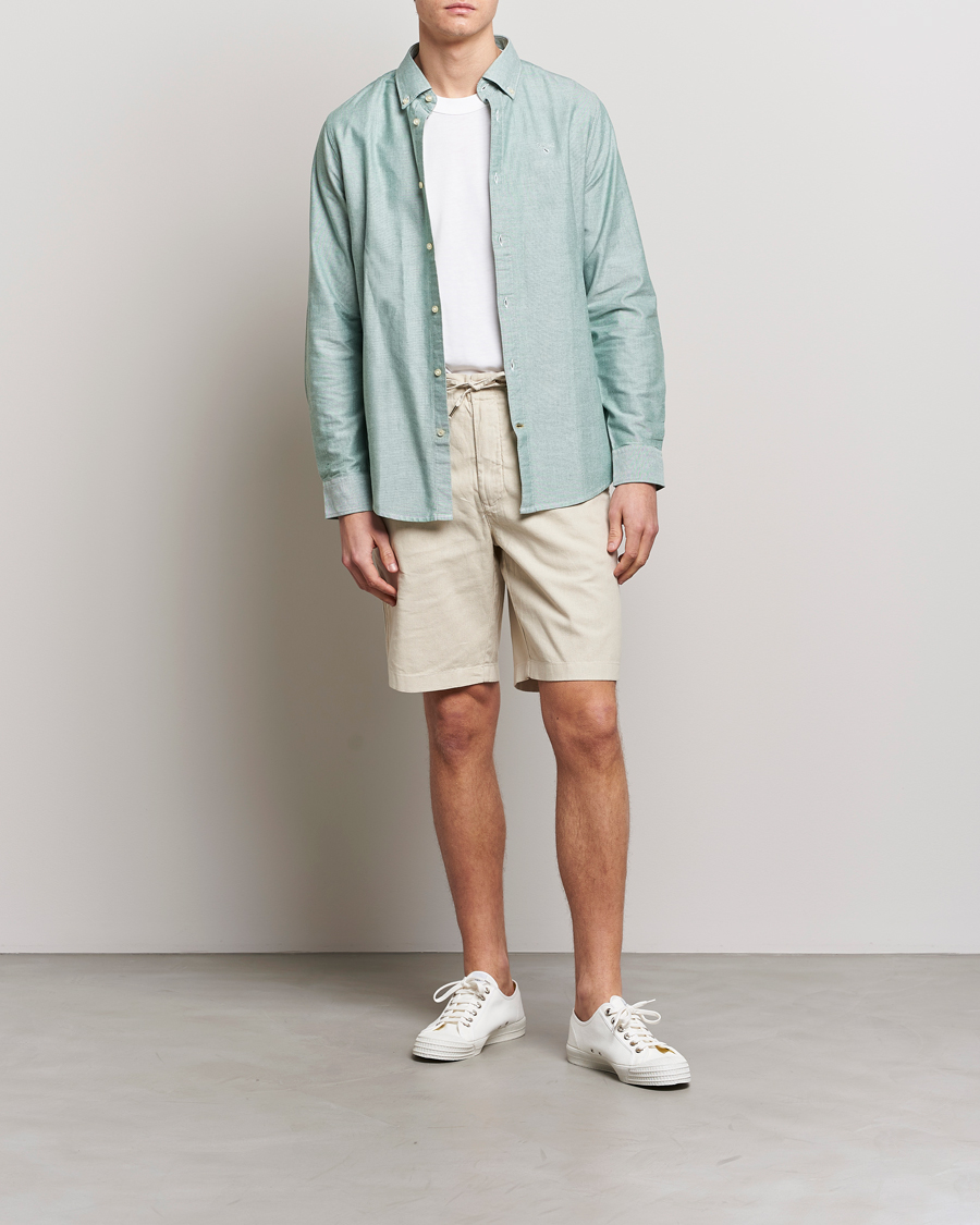 Herre | Shorts | Barbour Lifestyle | Linen/Cotton Drawstring Shorts Light Stone