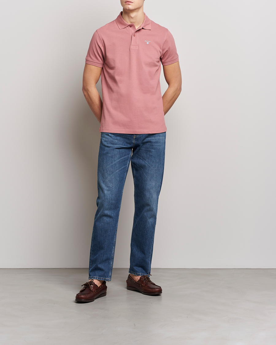 Herre | Polotrøjer | Barbour Lifestyle | Sports Polo Faded Pink