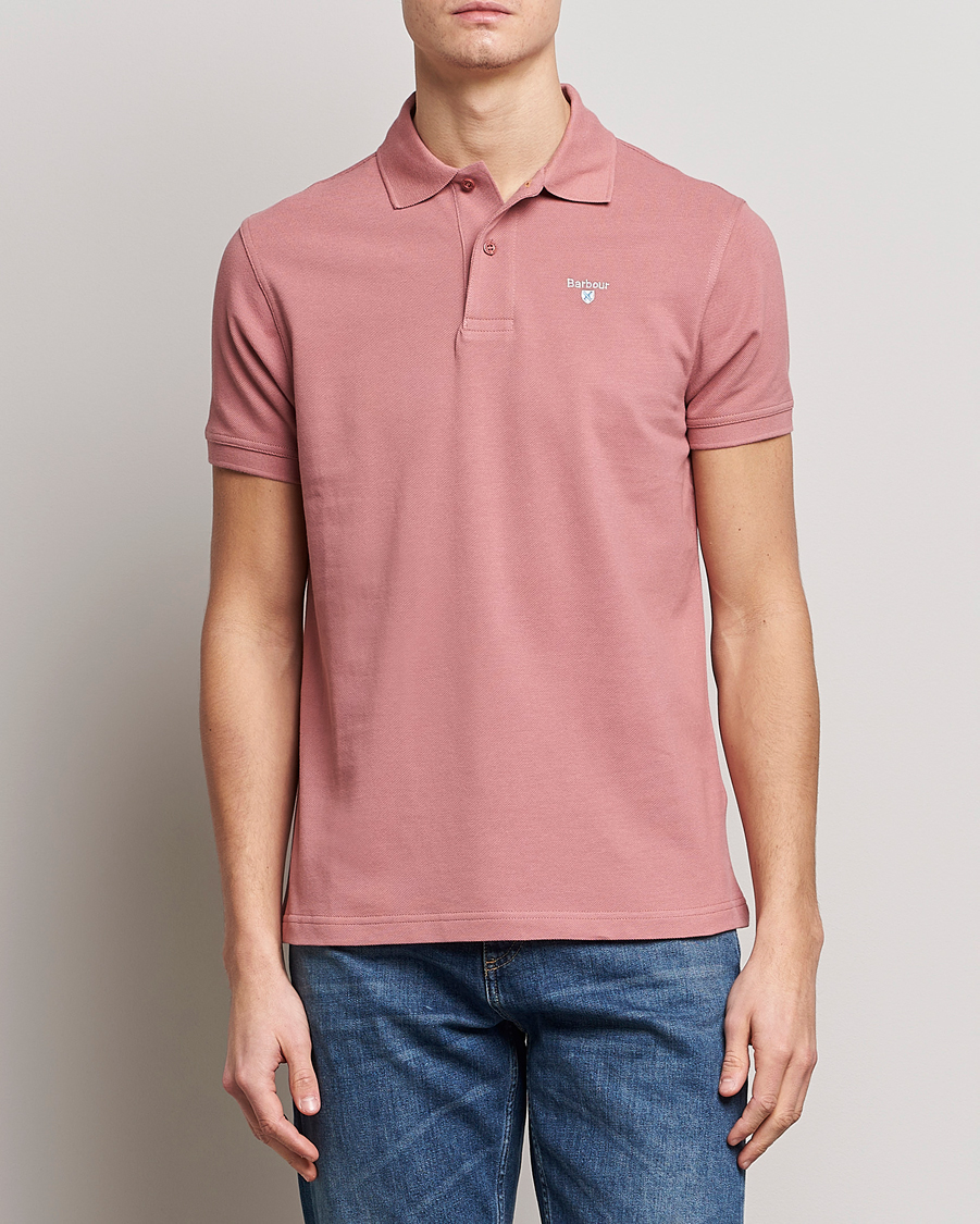 Herre | Polotrøjer | Barbour Lifestyle | Sports Polo Faded Pink