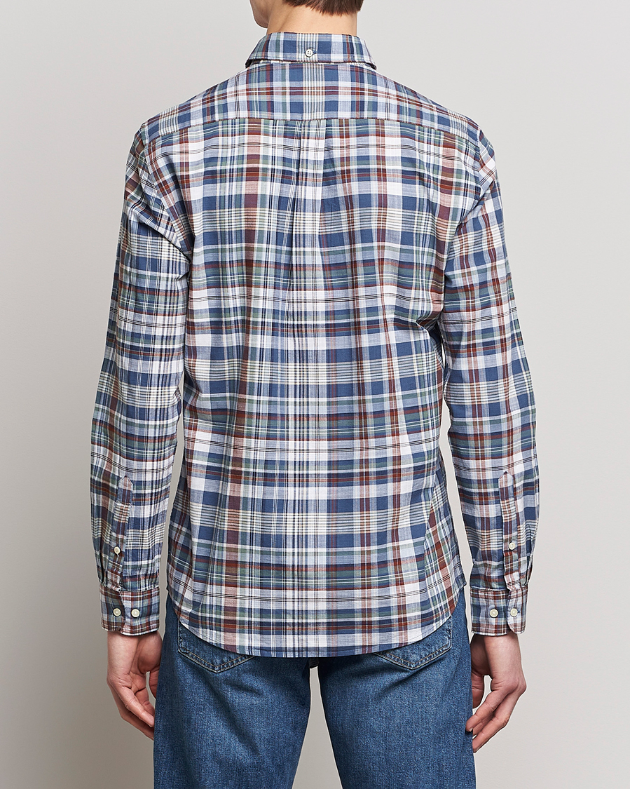 Herre | Skjorter | Barbour Lifestyle | Tailored Fit Seacove Checked Shirt Blue