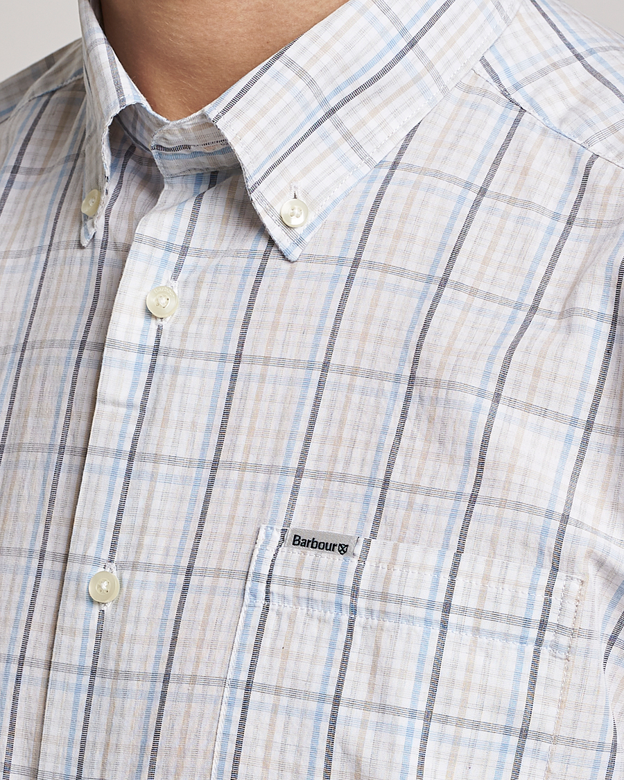 Herre | Skjorter | Barbour Lifestyle | Tailored Fit Alnwick Checked Shirt Stone
