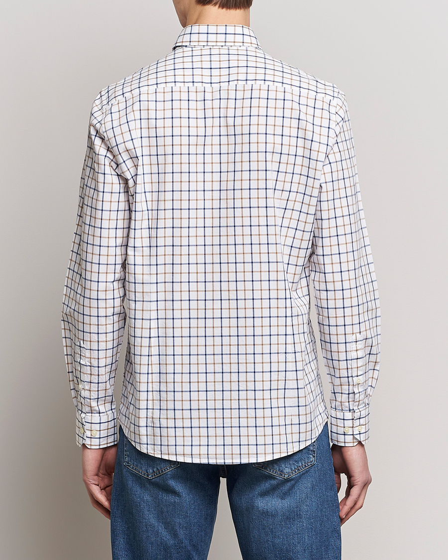 Herre | Skjorter | Barbour Lifestyle | Tailored Fit Bradwell Checked Shirt Sandstone