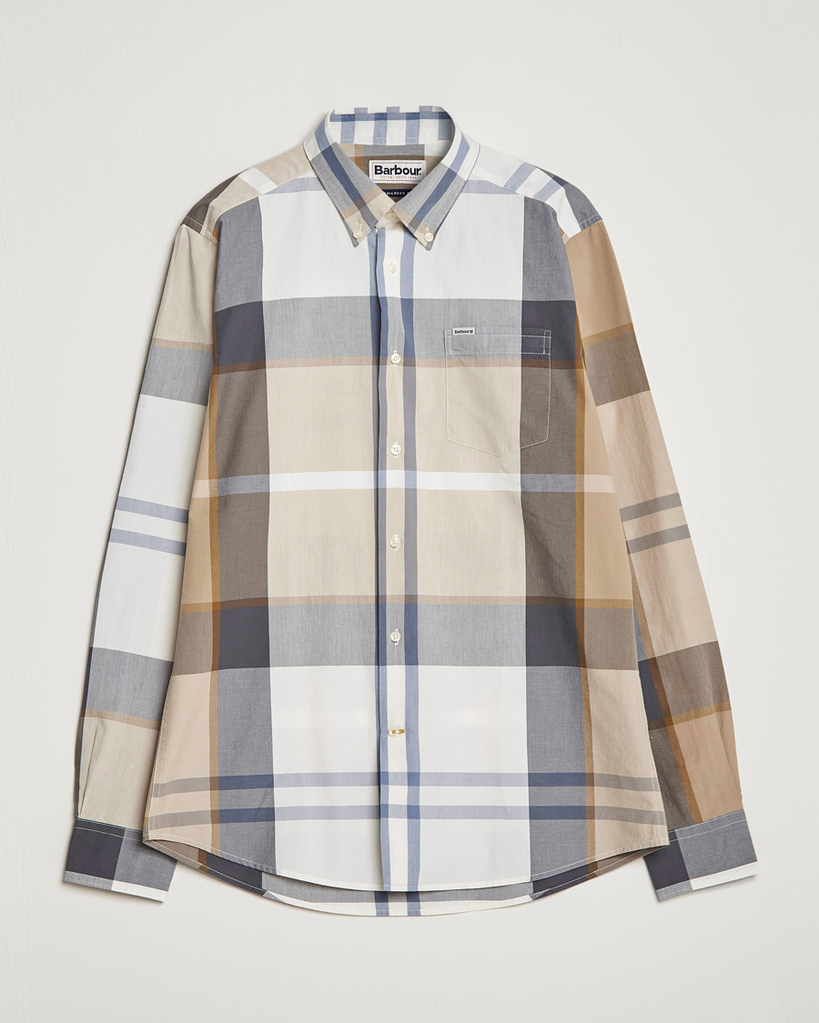 Herre | Skjorter | Barbour Lifestyle | Tailored Fit Harris Tartan Shirt Beige
