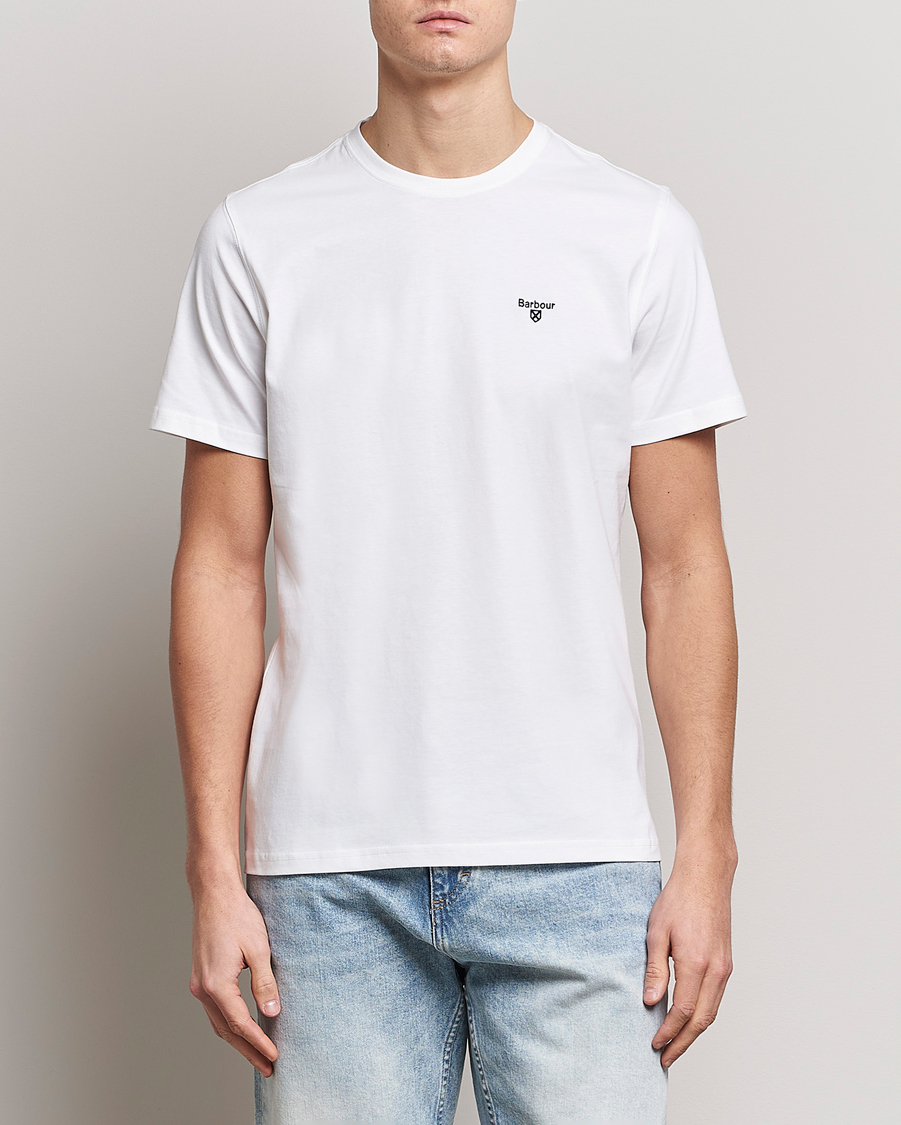 Herre | Barbour Lifestyle | Barbour Lifestyle | Sports Crew Neck T-Shirt White