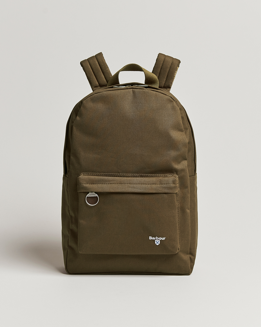 Herre | Barbour Lifestyle Cascade Canvas Backpack Olive | Barbour Lifestyle | Cascade Canvas Backpack Olive