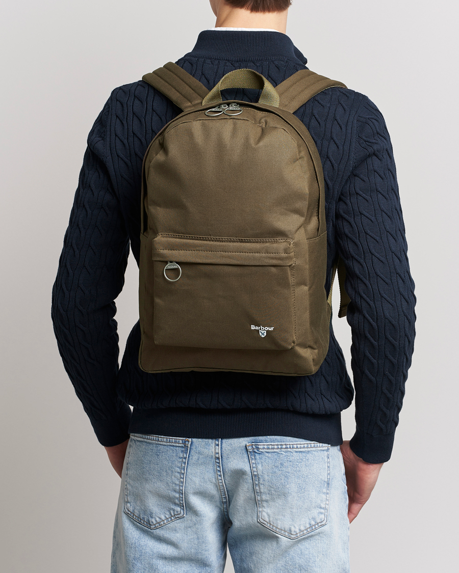 Herre |  | Barbour Lifestyle | Cascade Canvas Backpack Olive