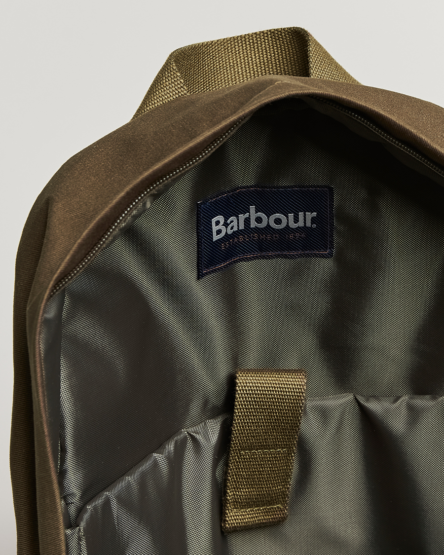 Herre | Barbour Lifestyle Cascade Canvas Backpack Olive | Barbour Lifestyle | Cascade Canvas Backpack Olive