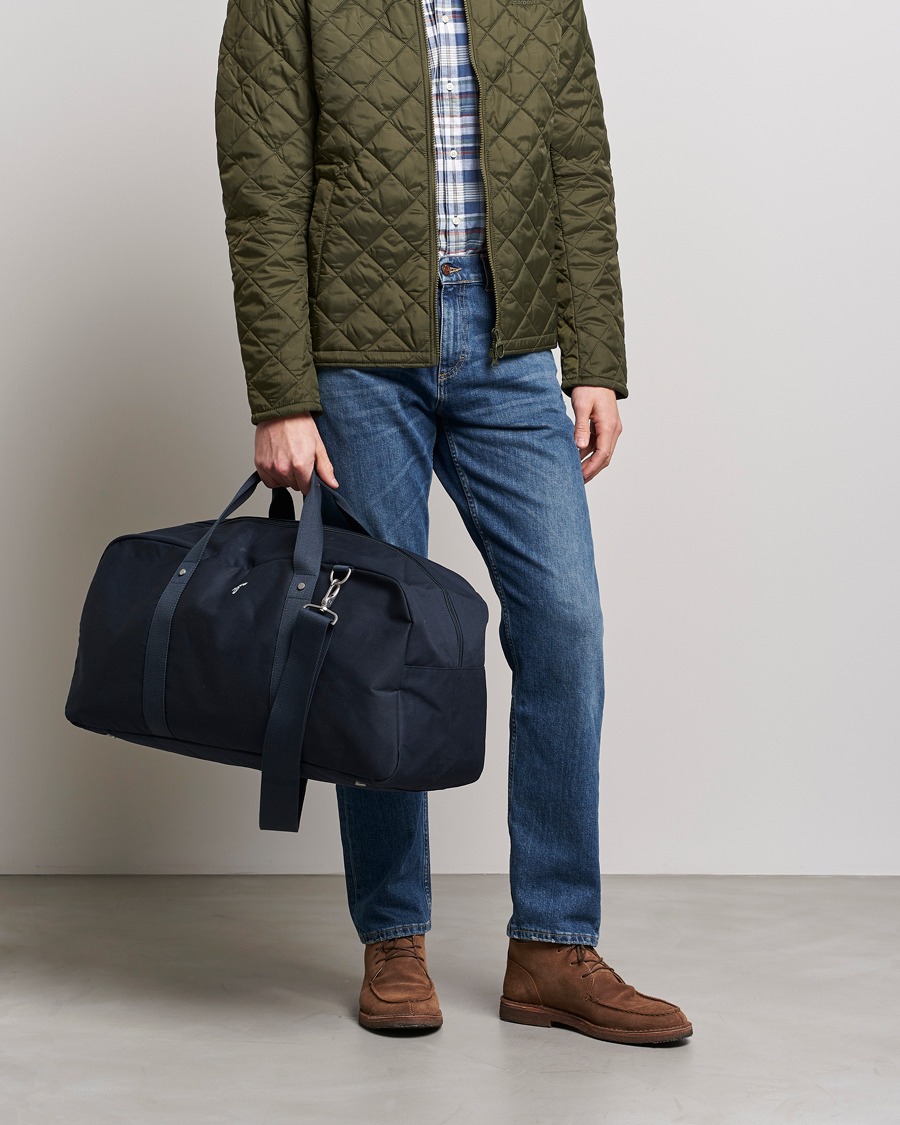 Herre |  | Barbour Lifestyle | Cascade Canvas Holdall Navy