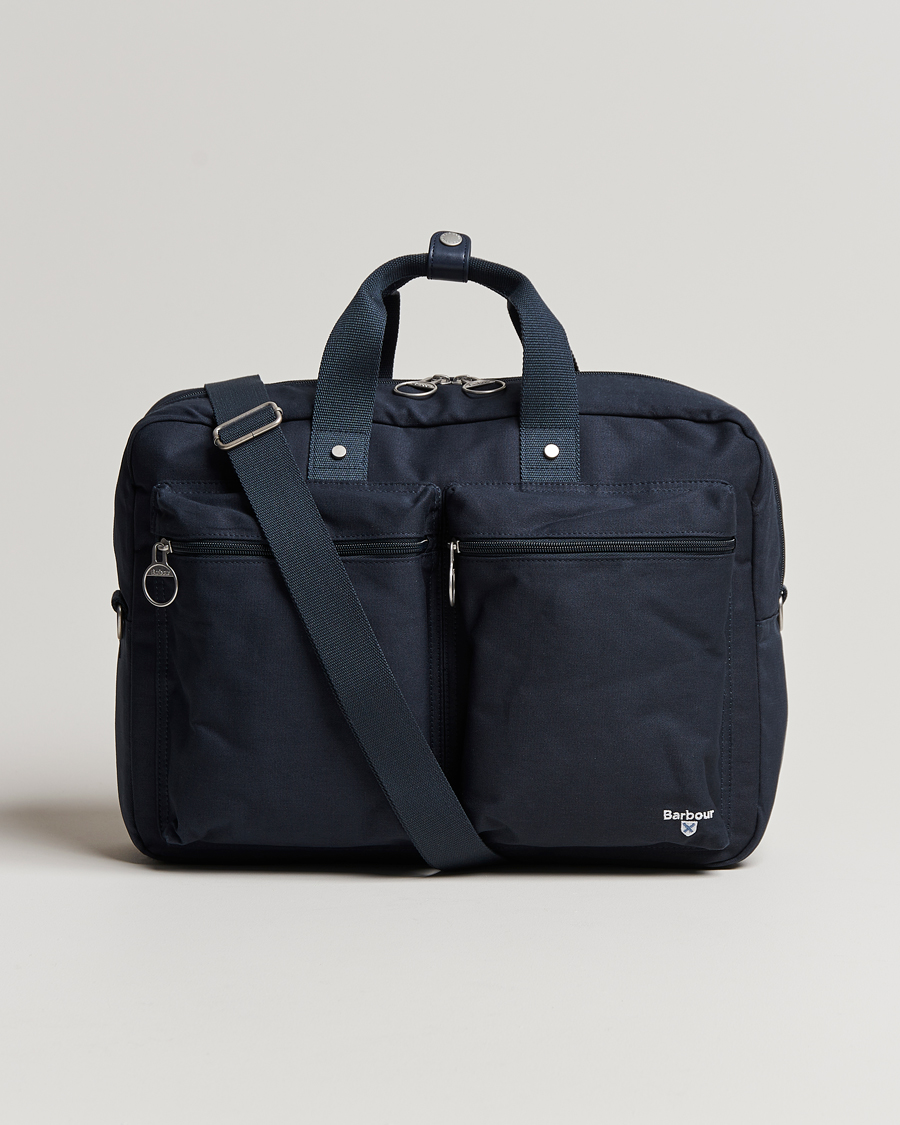 Herre | Barbour Lifestyle Cascade Multiway Laptop Bag Navy | Barbour Lifestyle | Cascade Multiway Laptop Bag Navy
