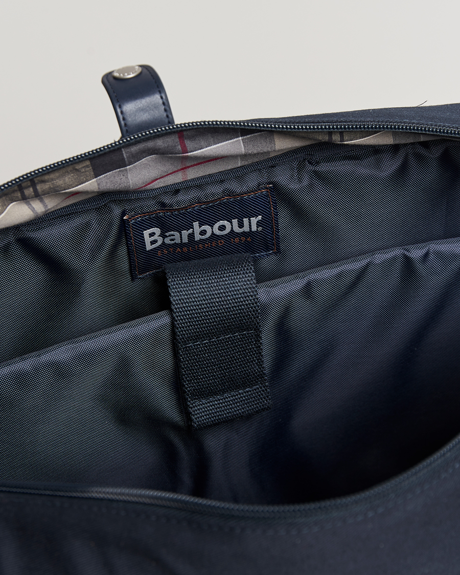 Herre | Barbour Lifestyle Cascade Multiway Laptop Bag Navy | Barbour Lifestyle | Cascade Multiway Laptop Bag Navy