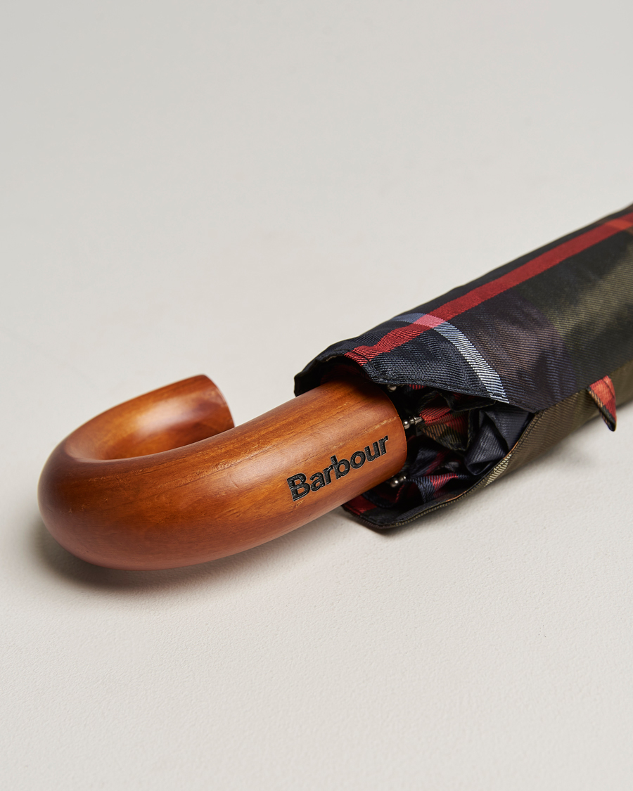 Herre | Paraplyer | Barbour Lifestyle | Telescopic Tartan Umbrella Classic