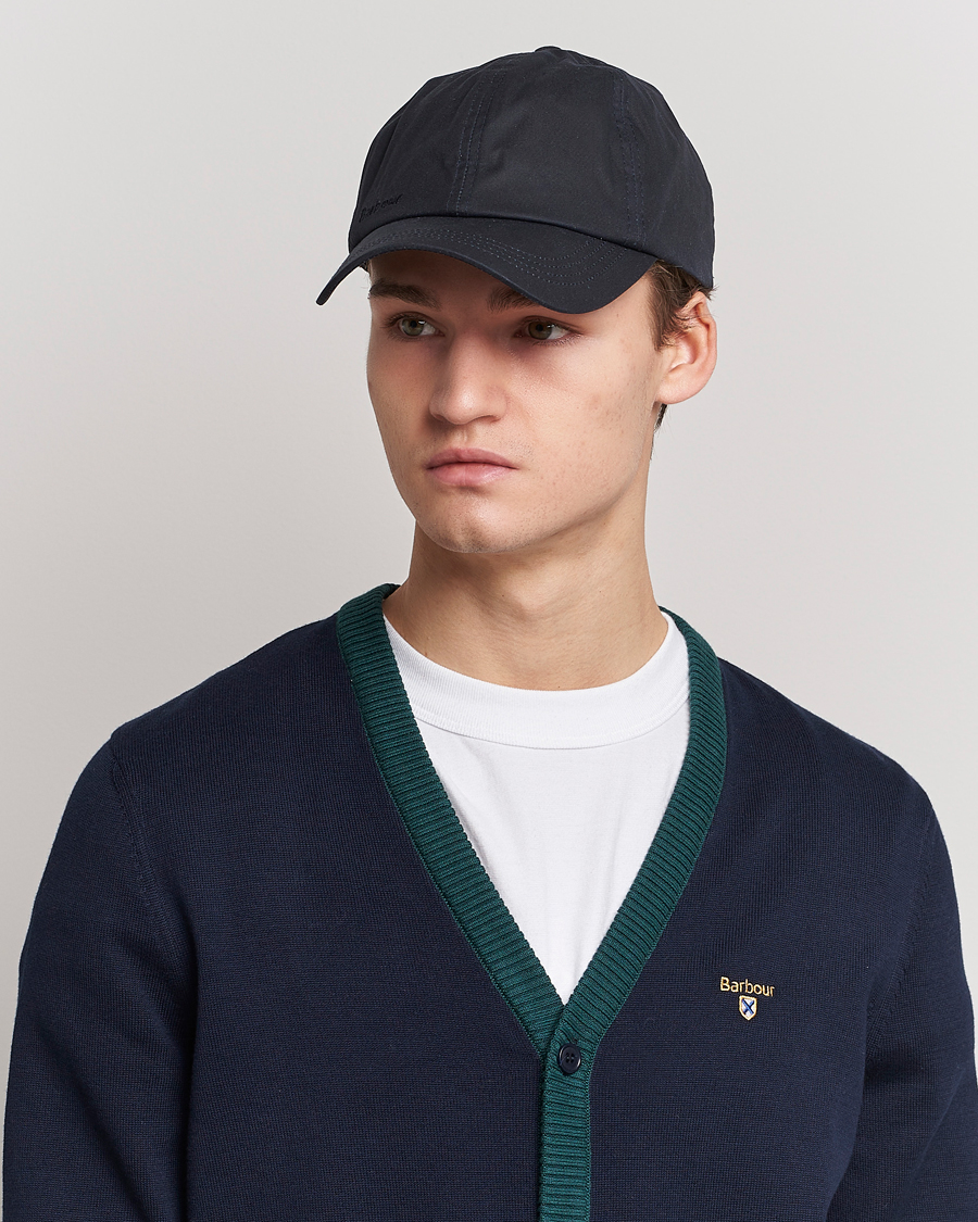 Herre | Hatter og capser | Barbour Lifestyle | Wax Sports Cap Navy