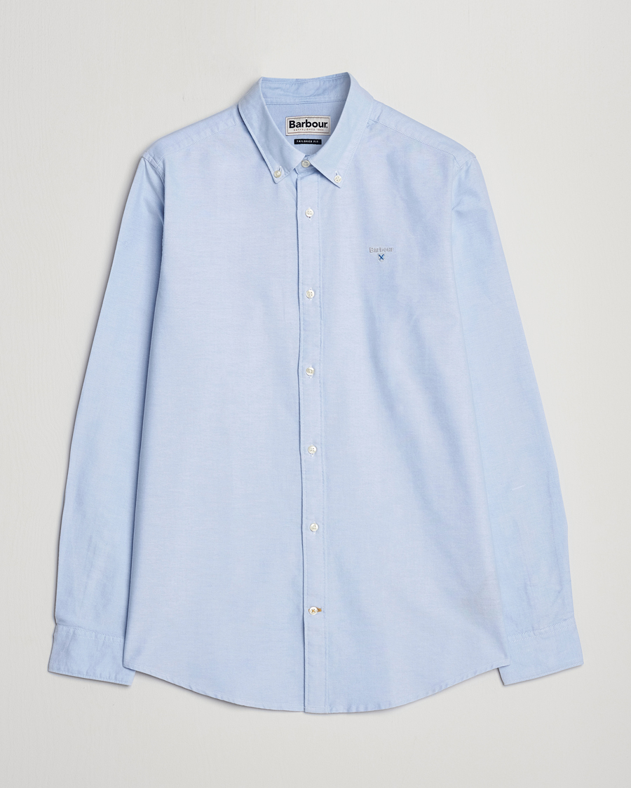 Herre | Skjorter | Barbour Lifestyle | Tailored Fit Oxtown Shirt Sky Blue