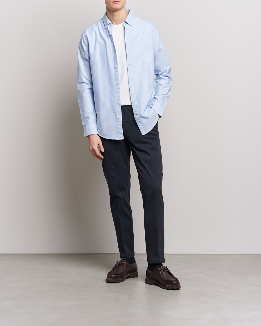 Herre | Skjorter | Barbour Lifestyle | Tailored Fit Oxtown Shirt Sky Blue