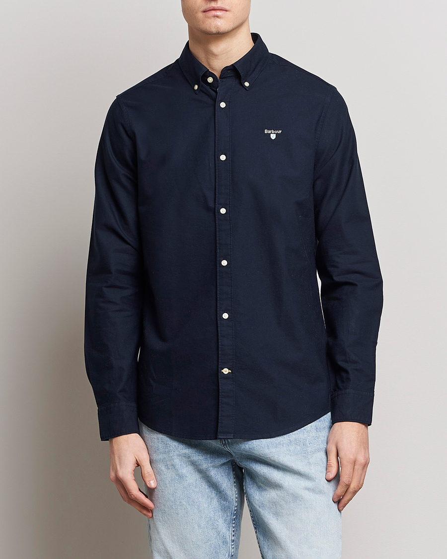 Herre | Best of British | Barbour Lifestyle | Tailored Fit Oxford 3 Shirt Navy