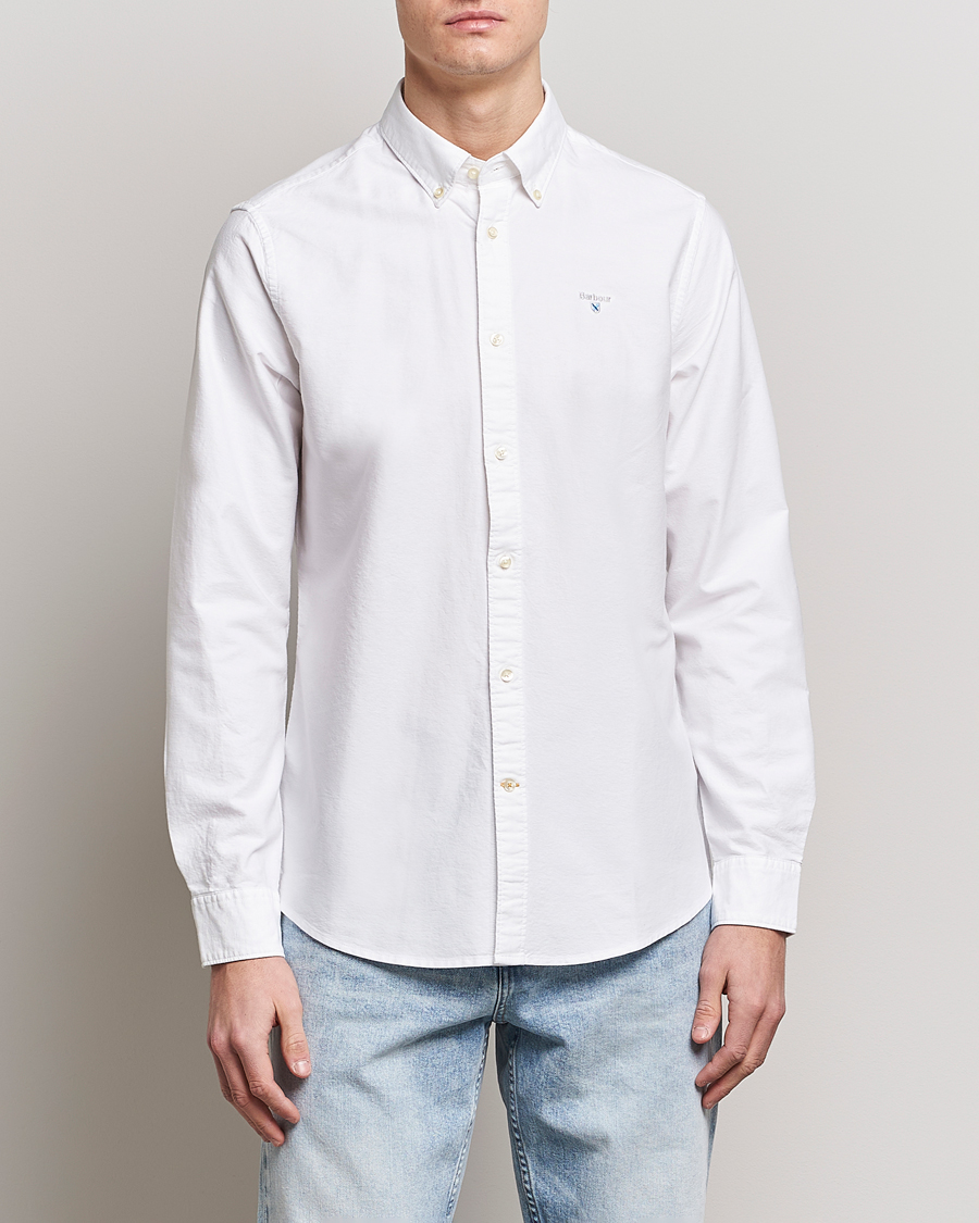 Herre | Barbour | Barbour Lifestyle | Tailored Fit Oxford 3 Shirt White