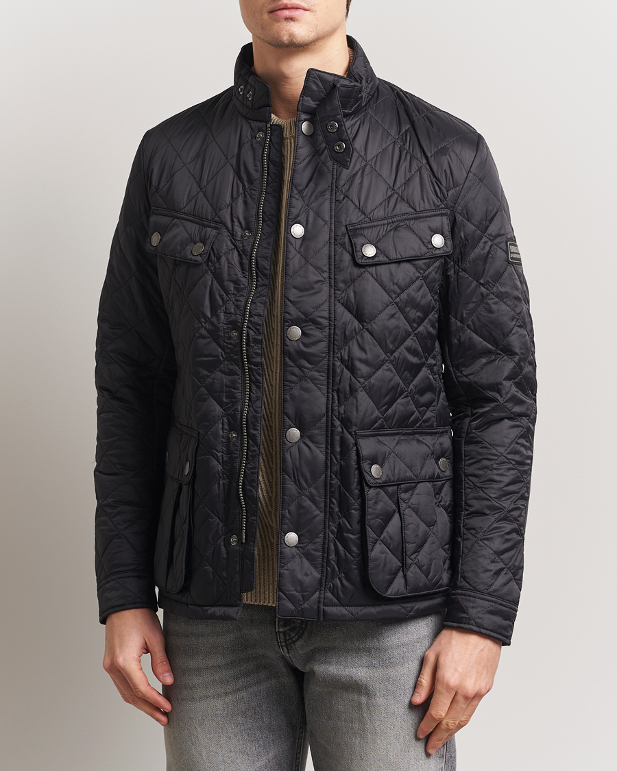 Herre |  | Barbour International | Ariel Quilted Jacket Black