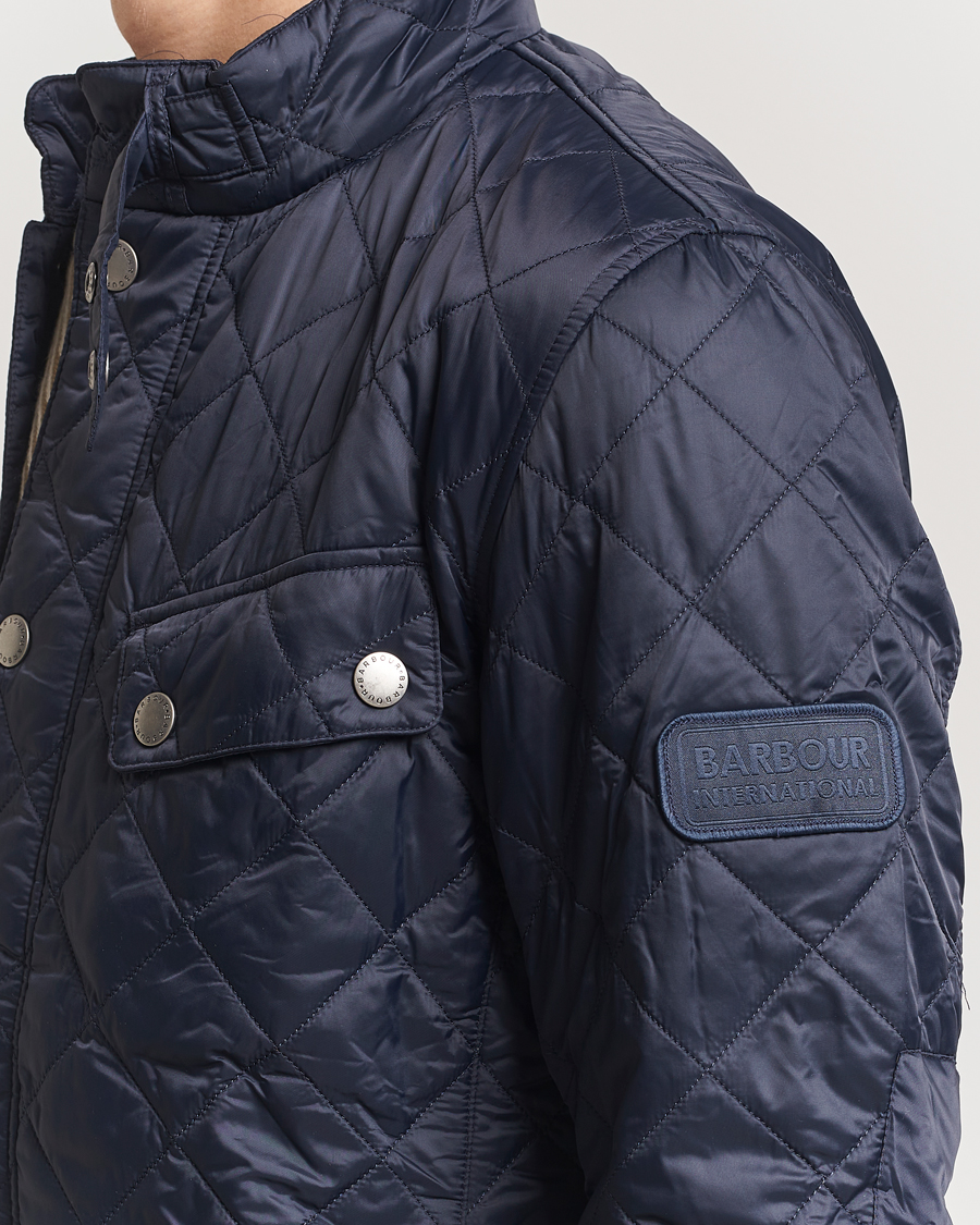 Herre | Jakker | Barbour International | Ariel Quilted Jacket Navy