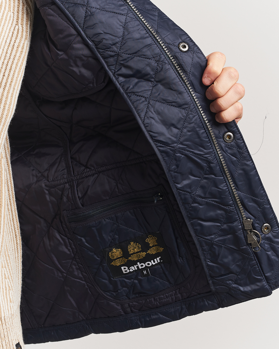 Herre | Jakker | Barbour International | Ariel Quilted Jacket Navy