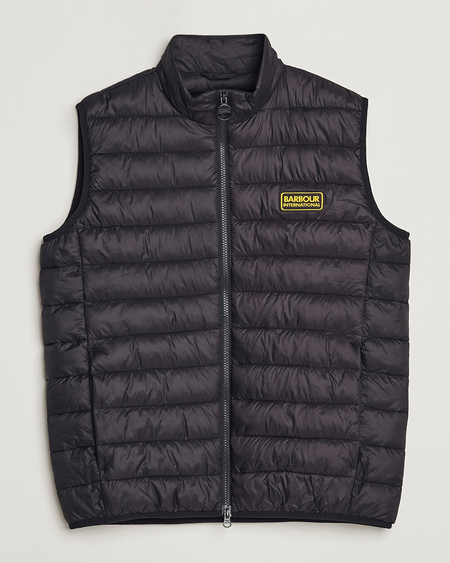 Herre | Veste | Barbour International | Racer Reed Gilet Black