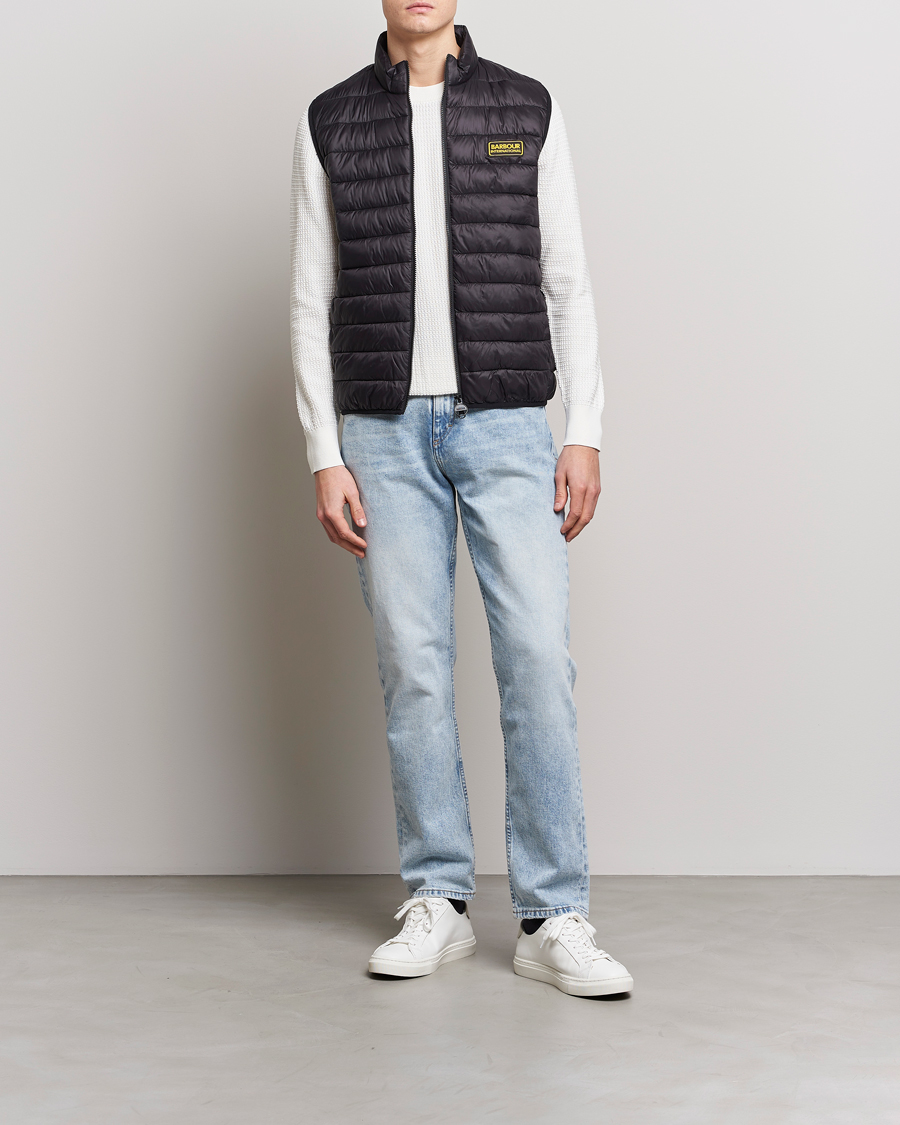 Herre | Veste | Barbour International | Racer Reed Gilet Black