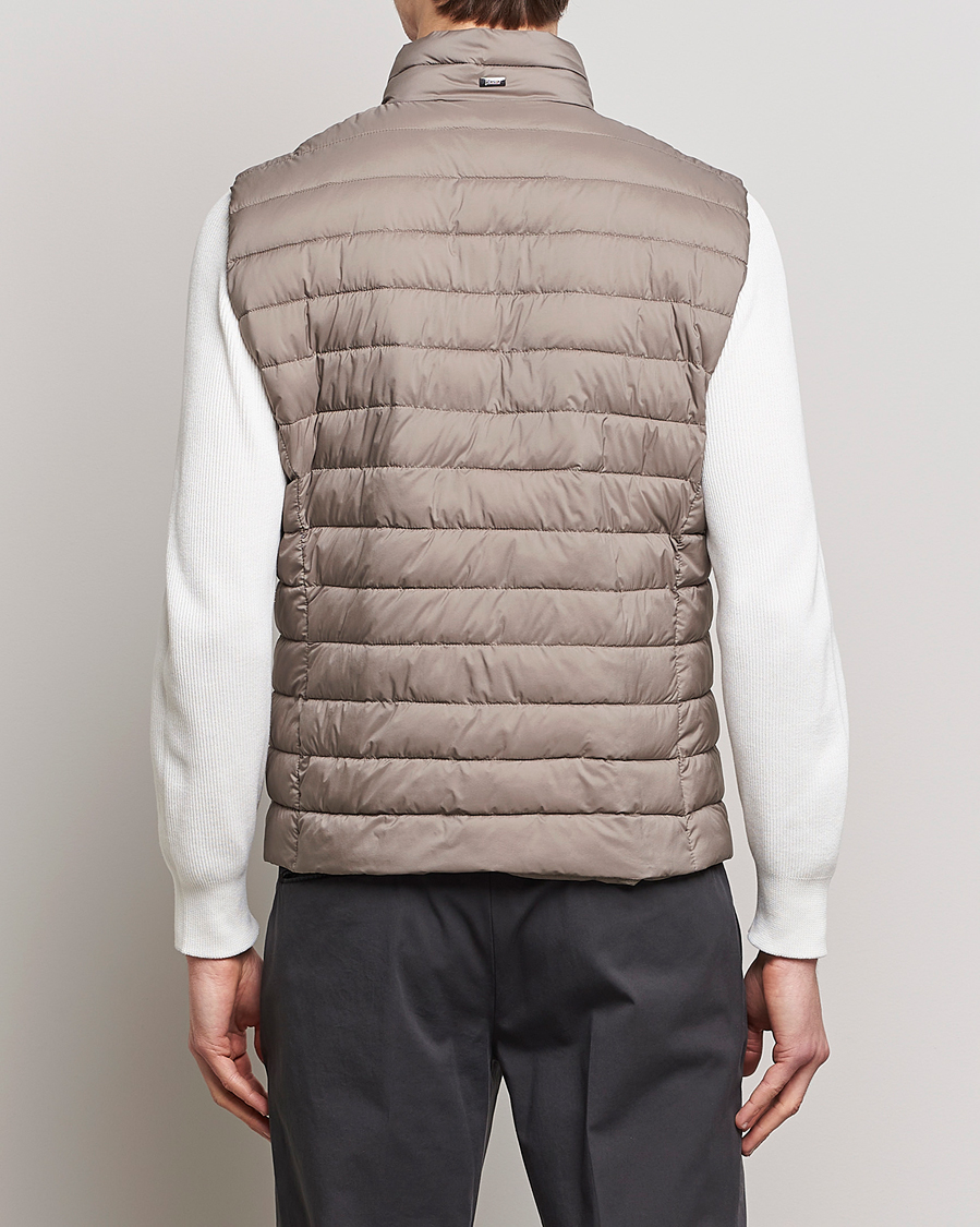 Herre | Jakker | Herno | Nuage Matt Nylon Vest Taupe