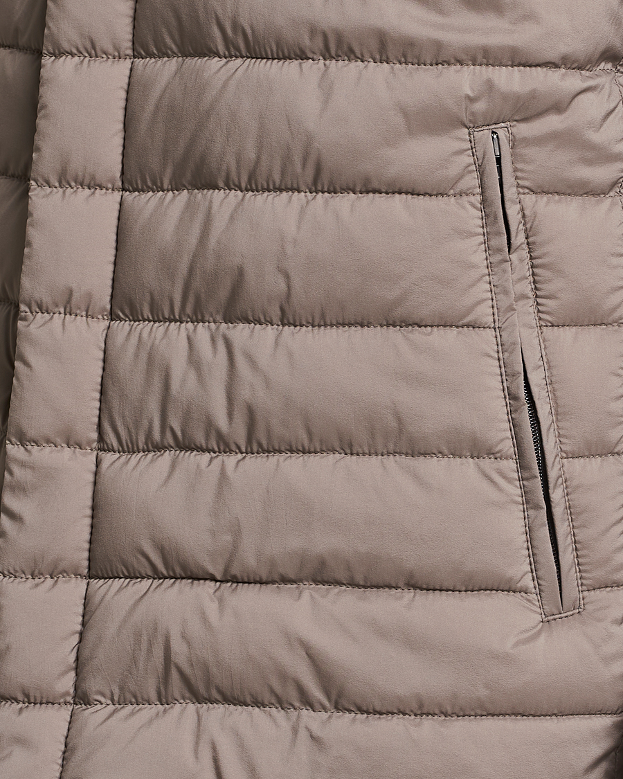 Herre | Veste | Herno | Nuage Matt Nylon Vest Taupe