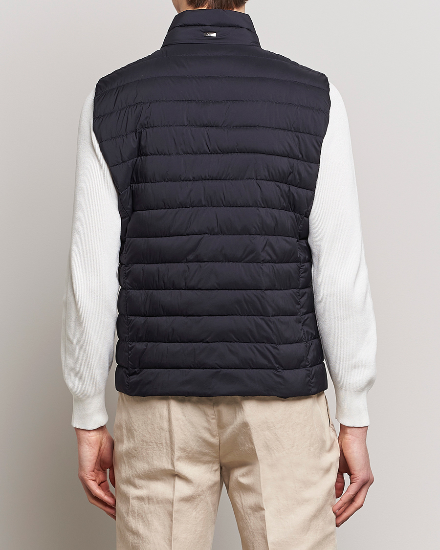Herre | Veste | Herno | Nuage Matt Nylon Vest Midnight