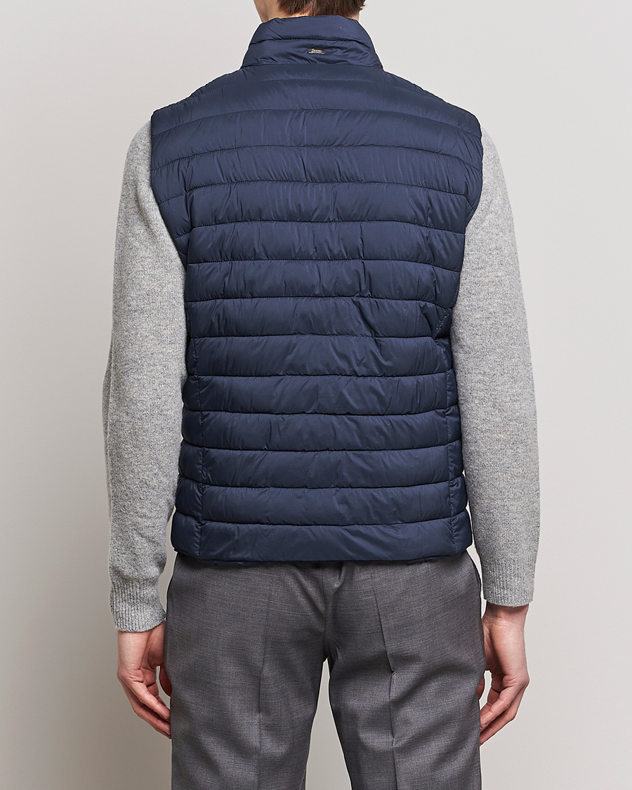 Herre | Veste | Herno | Nuage Matt Nylon Vest Navy