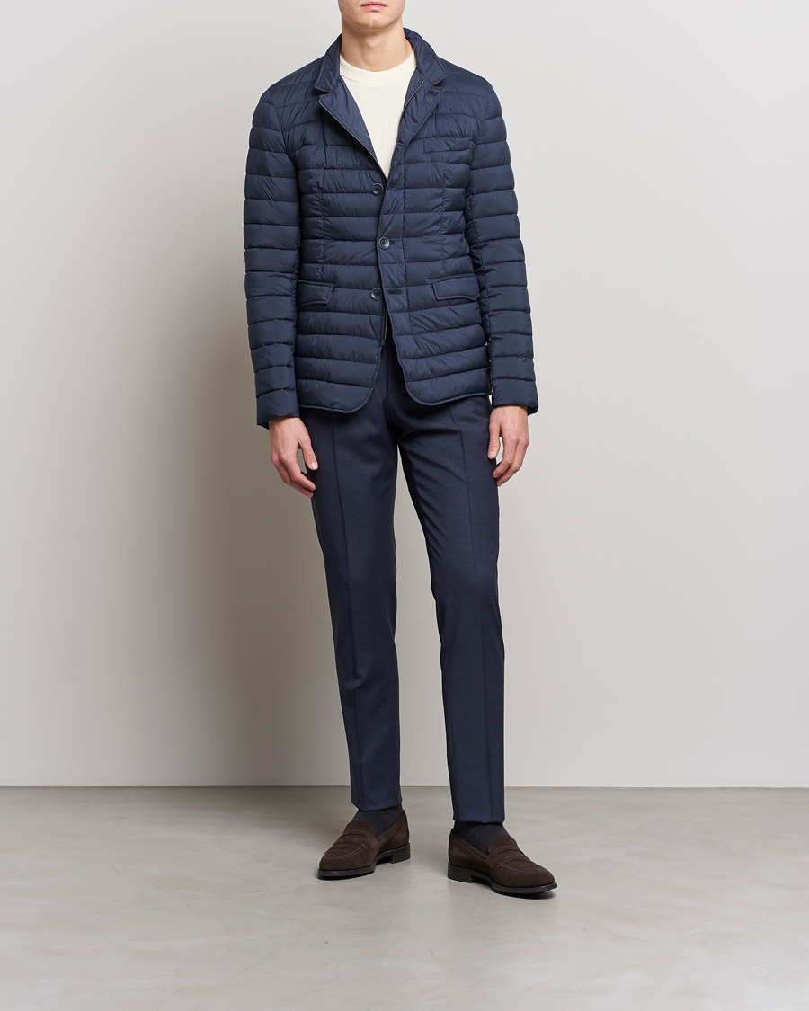 Herre | Jakker | Herno | Nuage Matt Nylon Blazer Navy