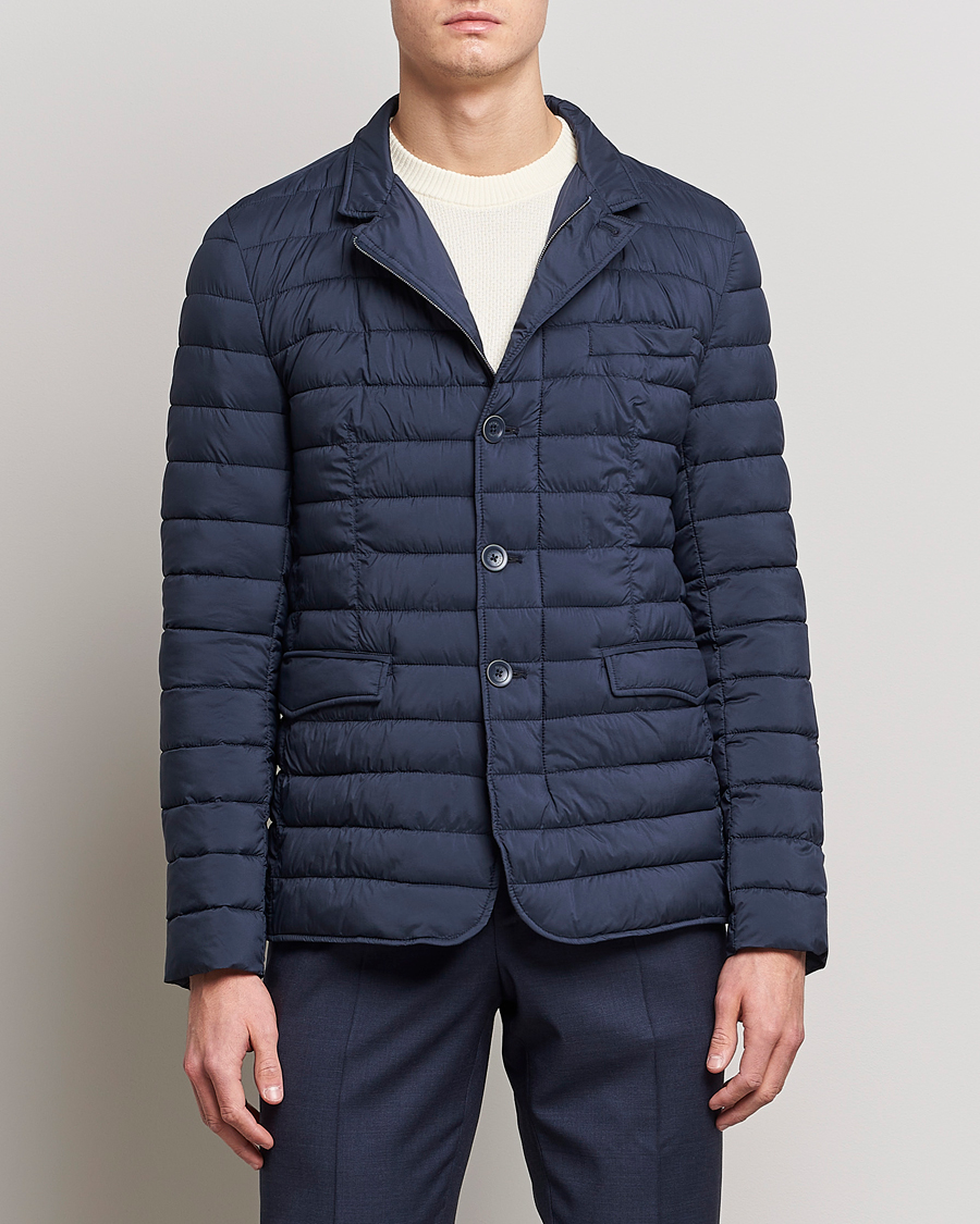 Herre | Jakker | Herno | Nuage Matt Nylon Blazer Navy