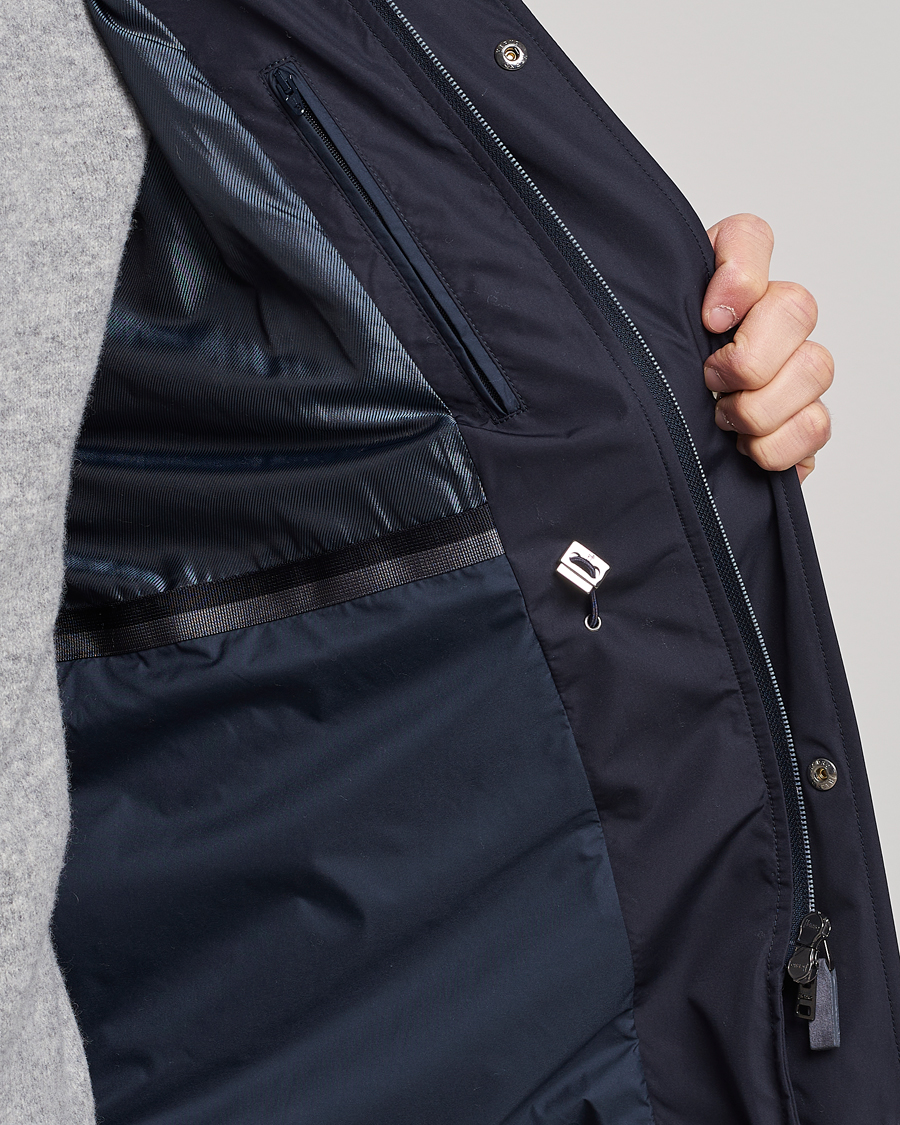 Herre | Jakker | Herno | Nylon Field Jacket Navy