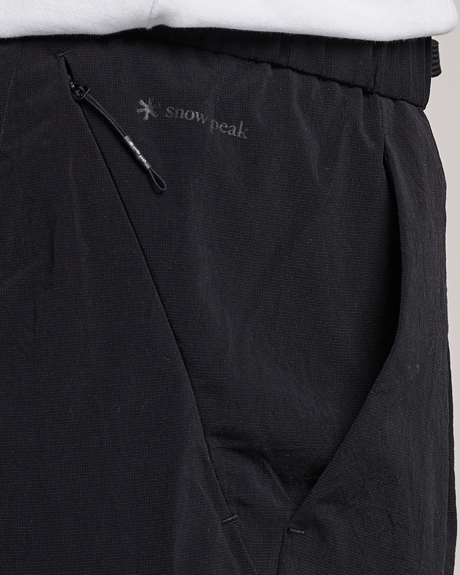 Herre | Shorts | Snow Peak | Breathable Quick Dry Shorts Black