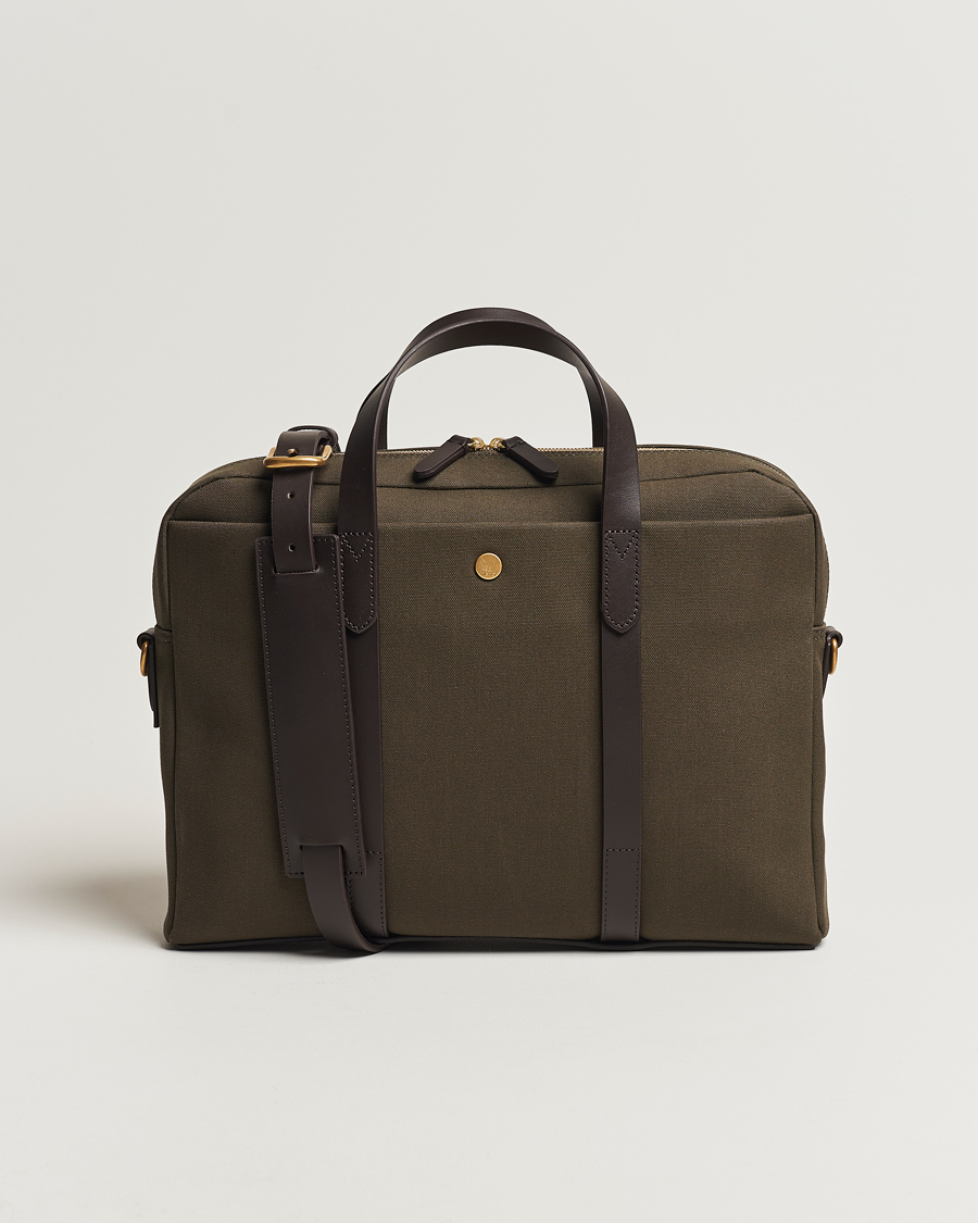 Herre | Tasker | Mismo | M/S Aspire Briefcase Army/Dark Brown