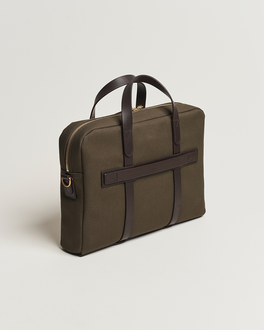 Herre | Tasker | Mismo | M/S Aspire Briefcase Army/Dark Brown