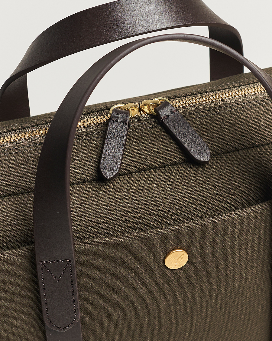 Herre | Tasker | Mismo | M/S Aspire Briefcase Army/Dark Brown