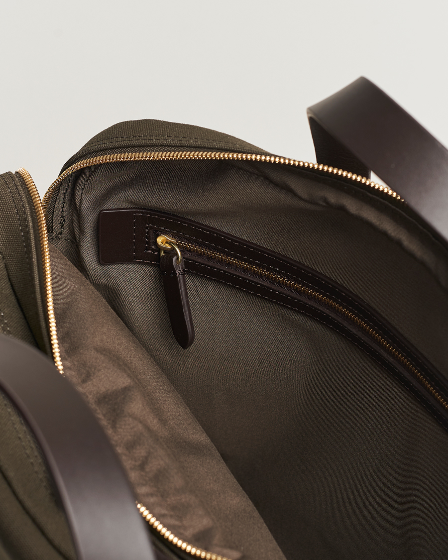Herre | Mismo M/S Endeavour Briefcase Army/Dark Brown | Mismo | M/S Endeavour Briefcase Army/Dark Brown
