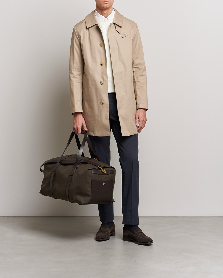 Herre | Mismo M/S Supply Weekendbag Army/Dark Brown | Mismo | M/S Supply Weekendbag Army/Dark Brown