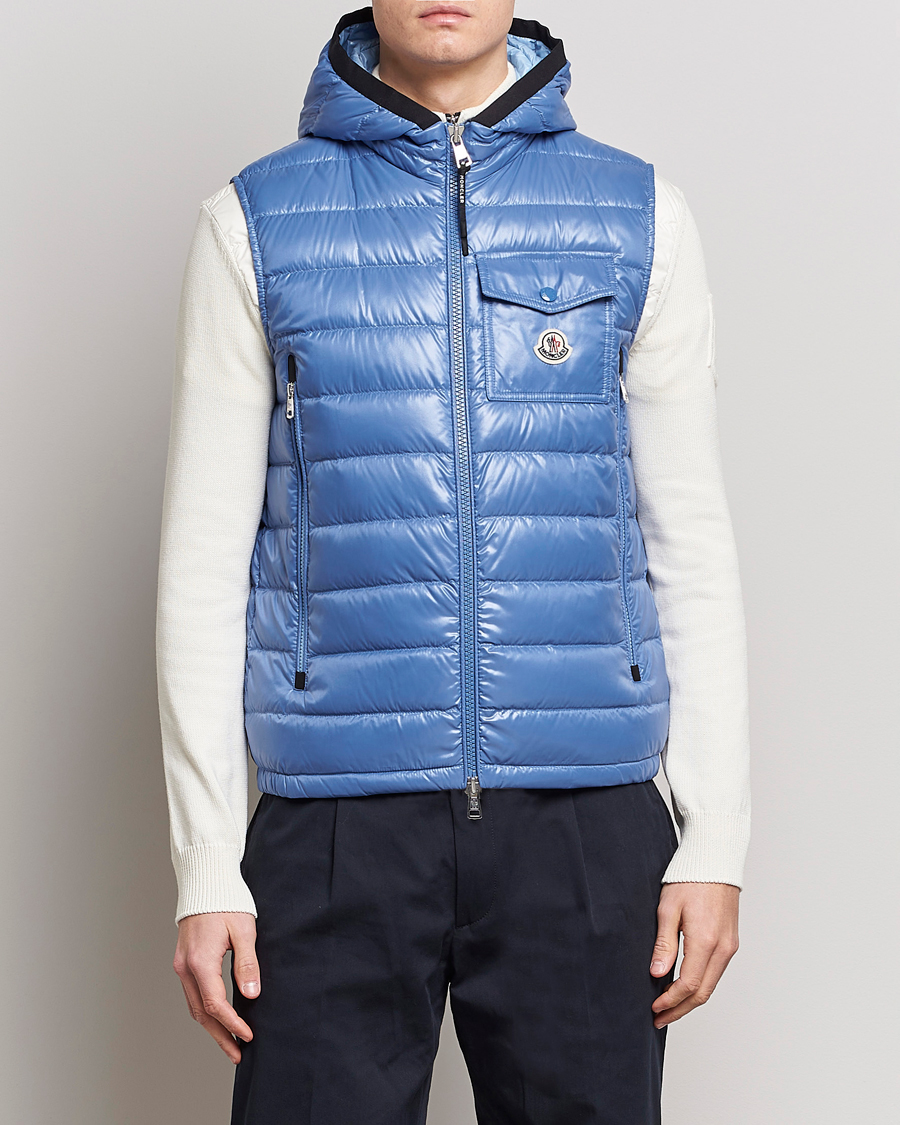 Herre | Veste | Moncler | Ragot Down Vest Light Blue
