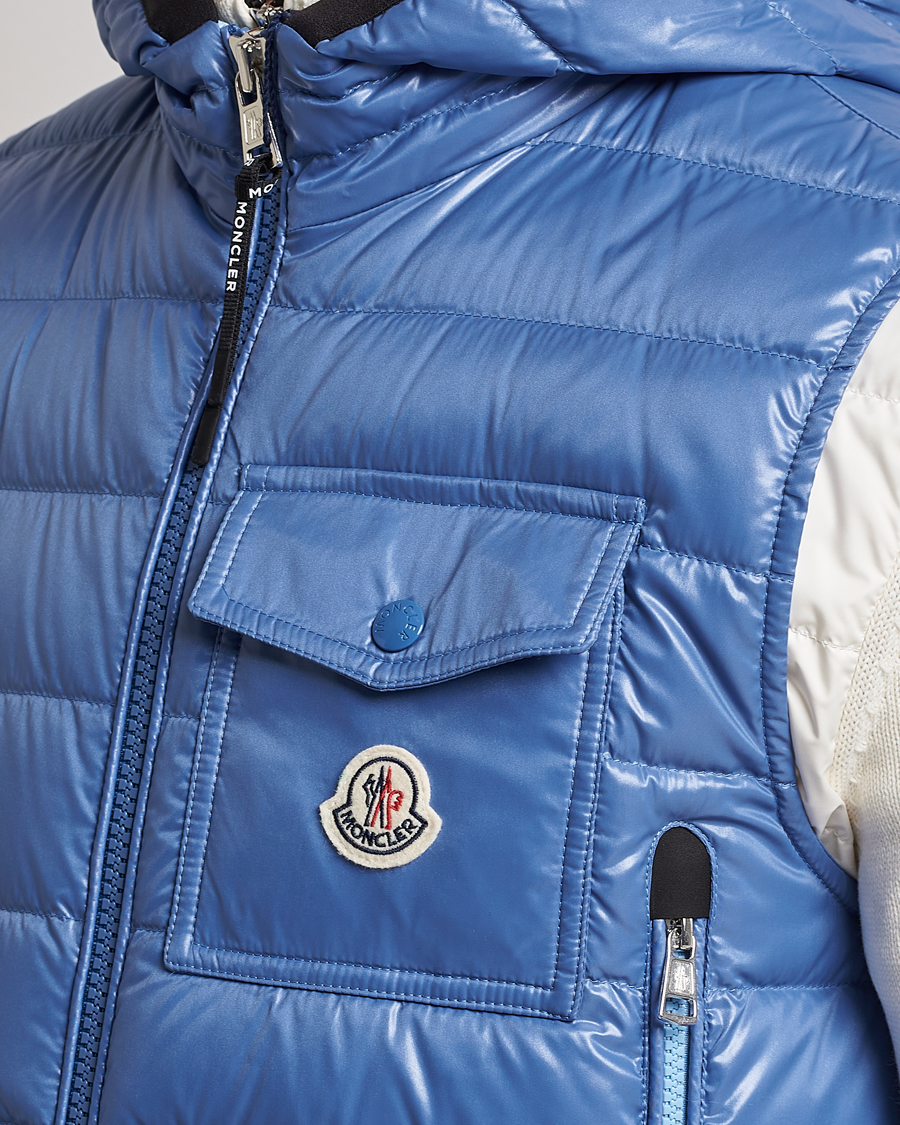 Herre | Veste | Moncler | Ragot Down Vest Light Blue