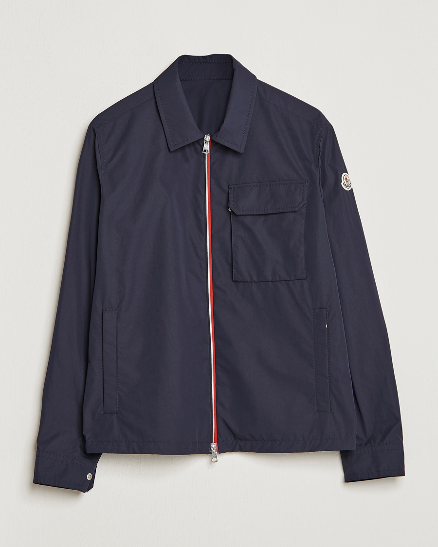 Herre | Jakker | Moncler | Epte Nylon Shirt Jacket Navy