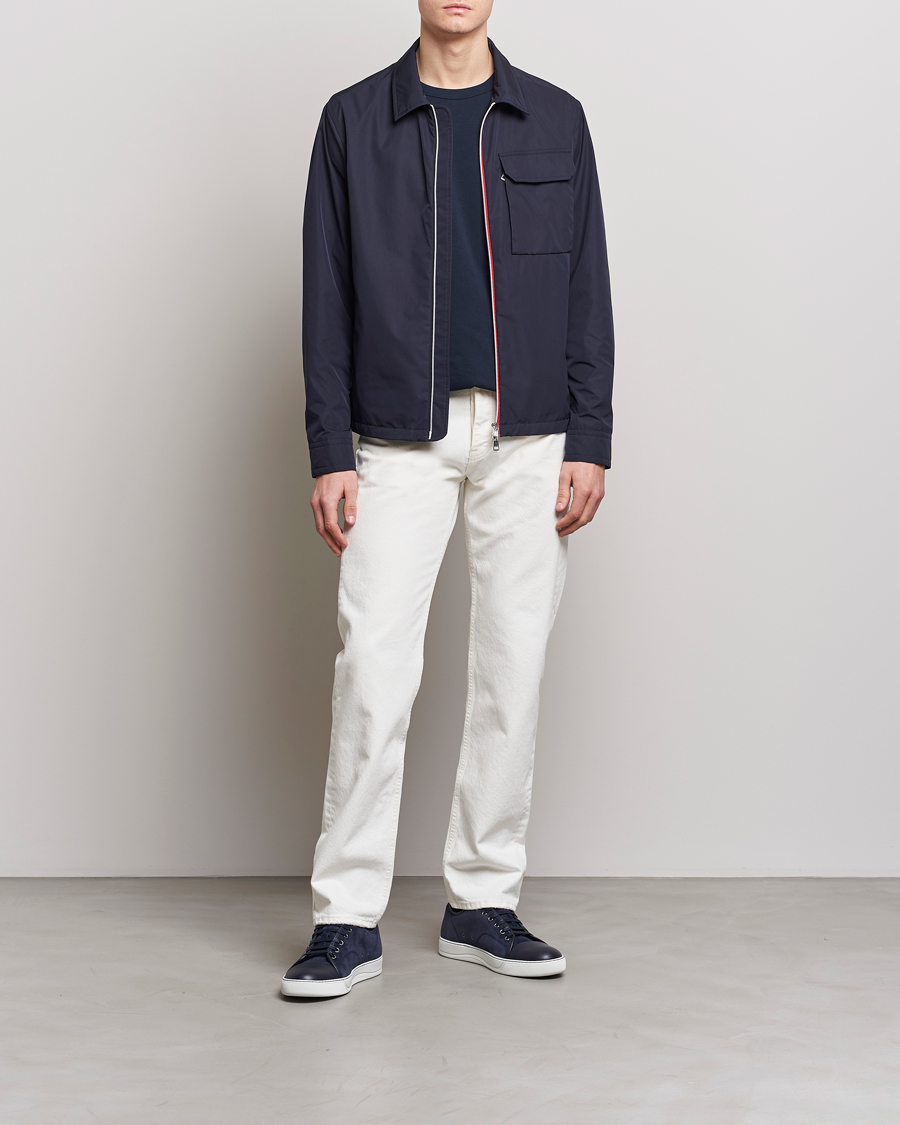 Herre | Jakker | Moncler | Epte Nylon Shirt Jacket Navy