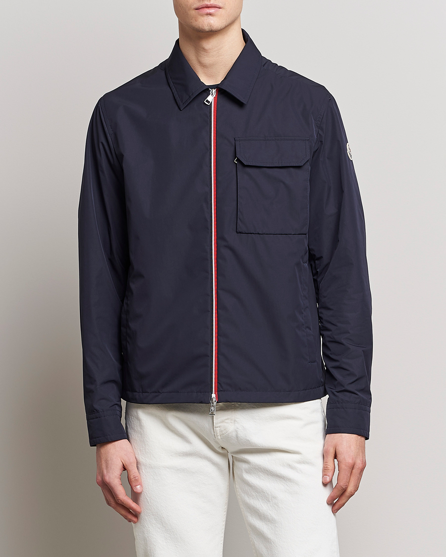 Herre | Moncler | Moncler | Epte Nylon Shirt Jacket Navy