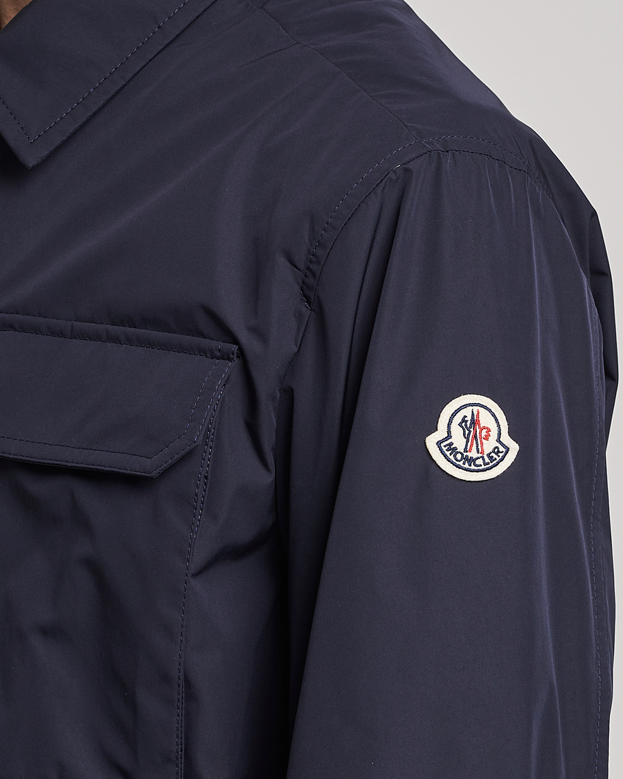 Herre | Jakker | Moncler | Epte Nylon Shirt Jacket Navy