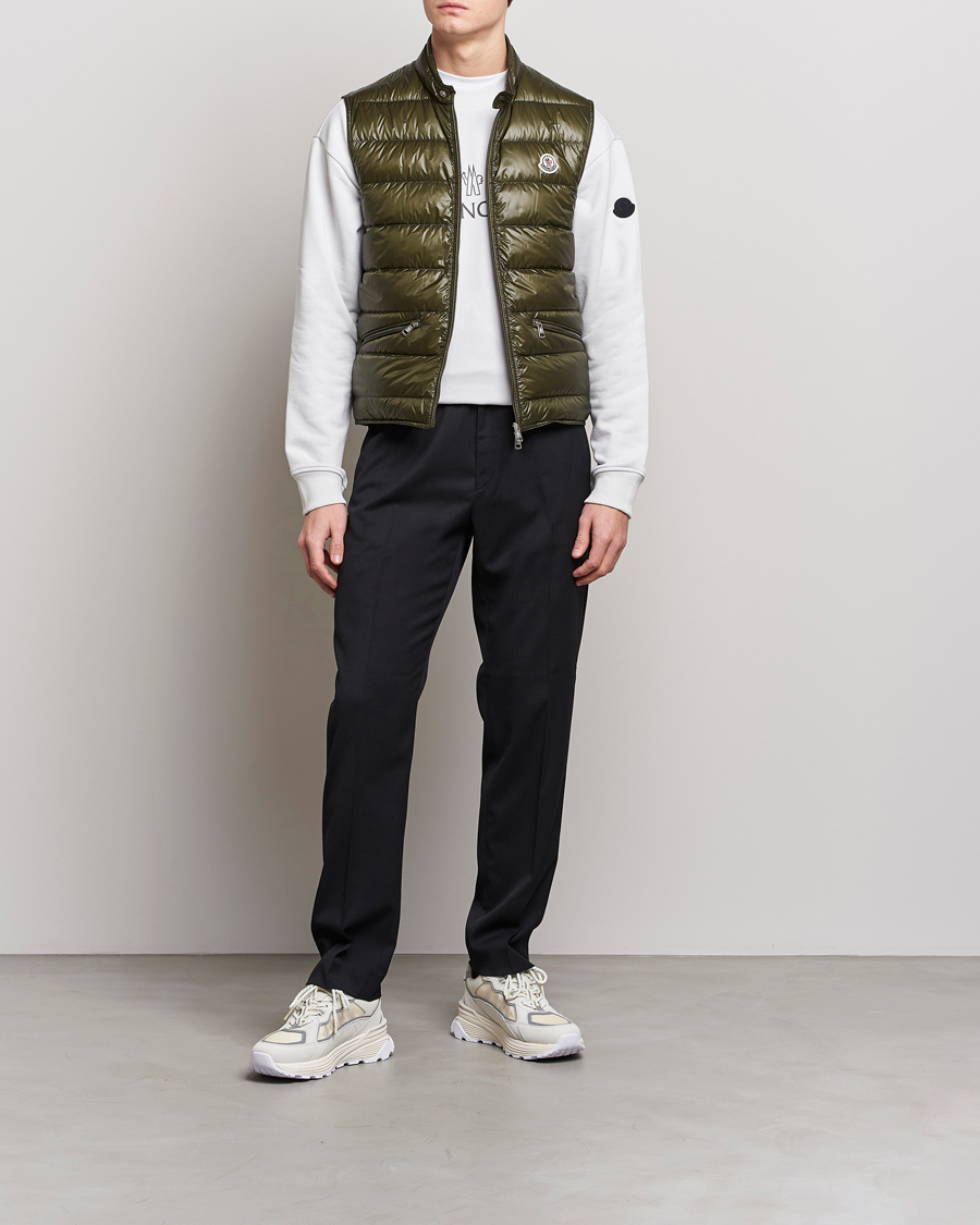 Herre | Veste | Moncler | Gui Down Vest Military Green