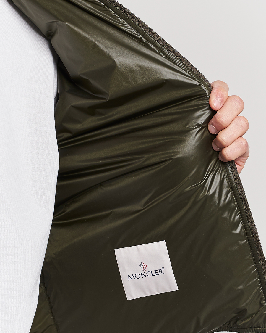 Herre | Veste | Moncler | Gui Down Vest Military Green