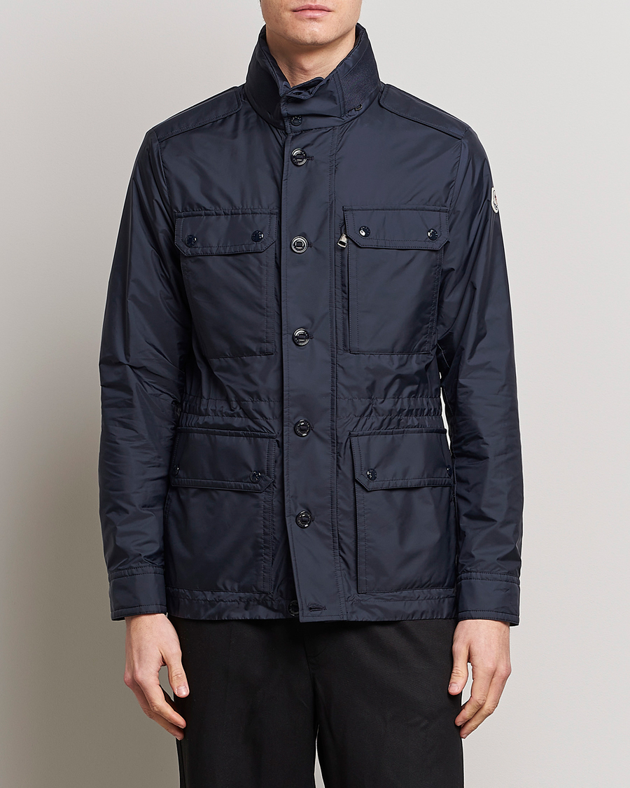 Herre | Luxury Brands | Moncler | Lez Field Jacket Navy