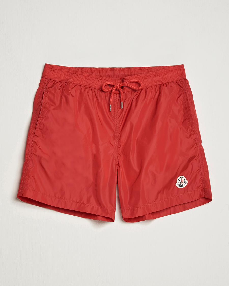Herre | Badebukser | Moncler | Nylon Swim Trunks Red