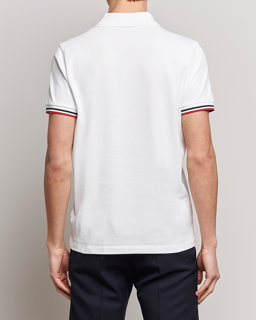 Herre | Polotrøjer | Moncler | Tricolor Rib Polo White