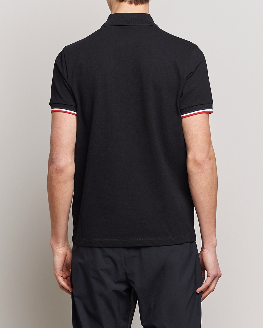Herre | Polotrøjer | Moncler | Tricolor Rib Polo Black